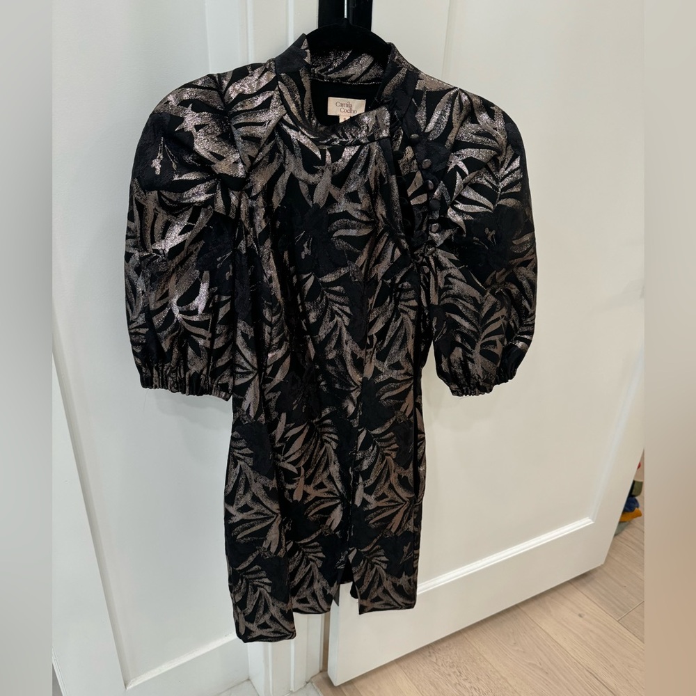 Camila Coelho Black Rose Gold mini dress - Size small
